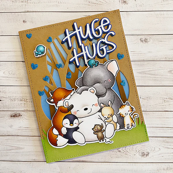Bild 3 von Mama Elephant - Clear Stamps GROUP HUG