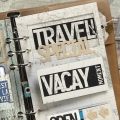 Bild 2 von Elizabeth Craft Clear Stamps -Stempel - Block Words - Travel