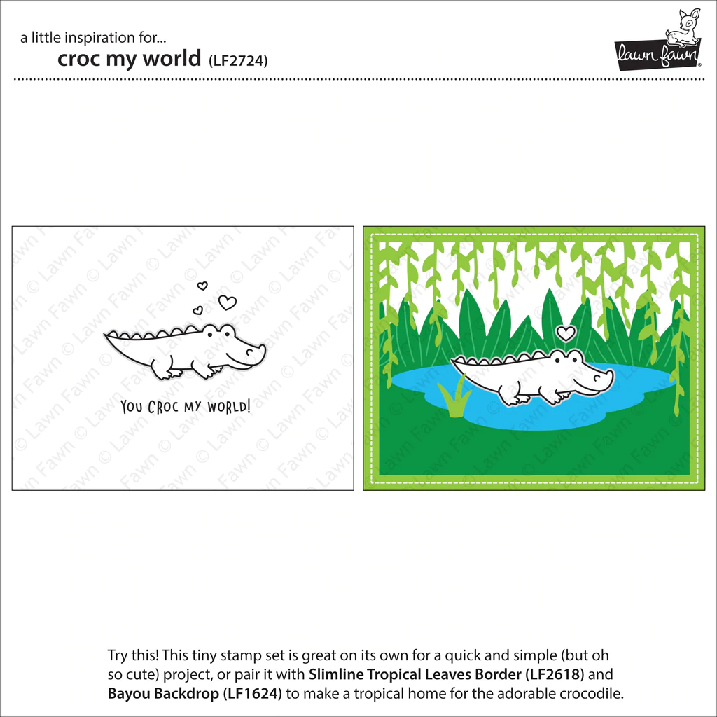 Bild 10 von Lawn Fawn Clear Stamps - Croc My World