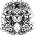StempelBar Stempelgummi La Catrina