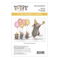 Spellbinders Party Parade Cling Rubber Stamp Set - House Mouse Stempelgummi