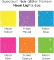 Bild 3 von Crafter's Companion - Spectrum Noir Water Based Glitter Marker - Glitzerstifte - Neon Lights