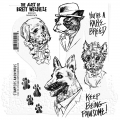 The Art of Brett Weldele Cling Mount Stamps Gummistempel - Woofpack