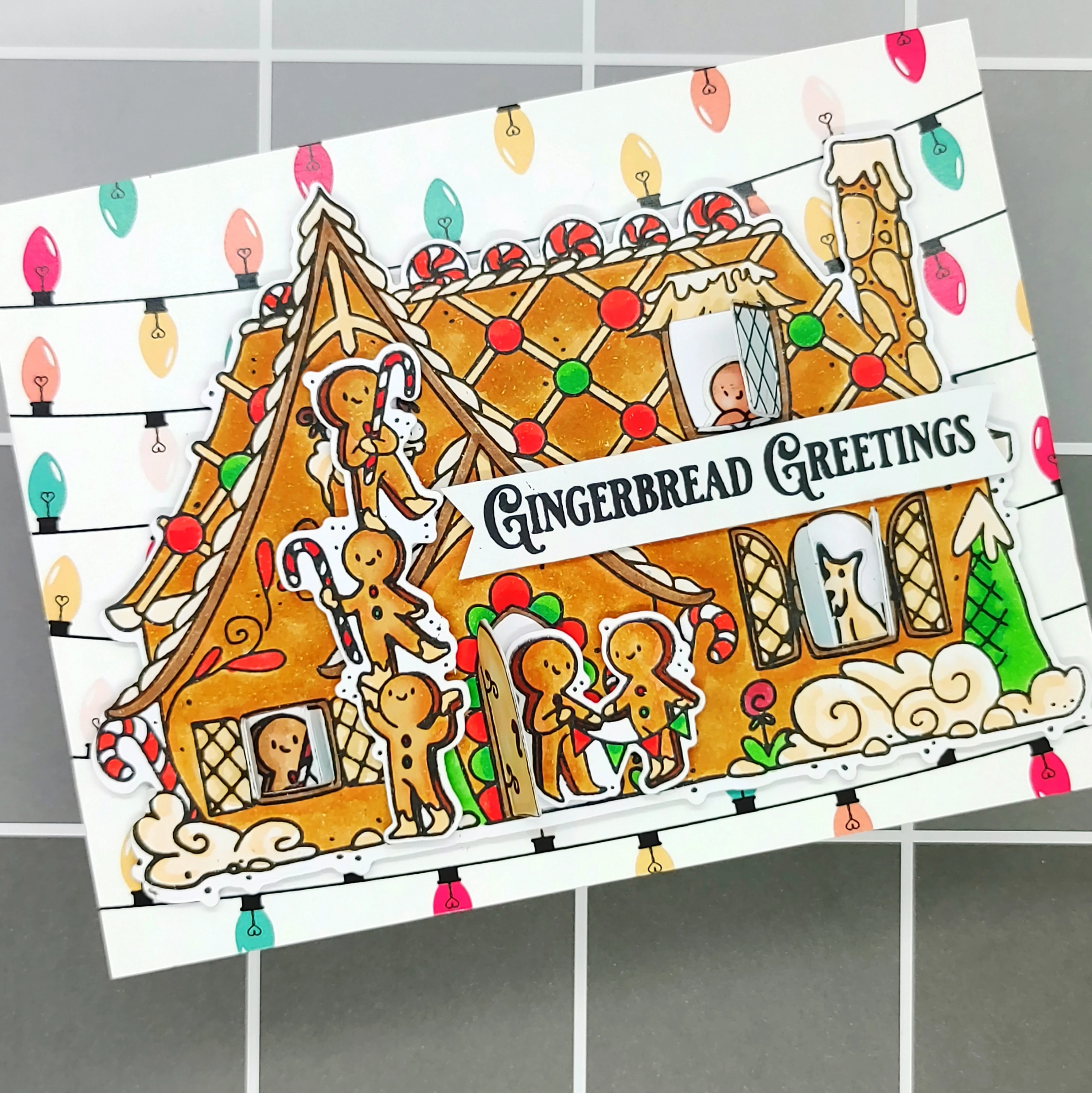 Bild 3 von LDRS Creative - Gingerbread House  Stamp Set - Stempel Lebkuchenhaus