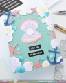 Bild 7 von Waffle Flower Seashell Frame Die - Stanze Muschel