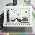 Bild 6 von Waffle Flower Postage Collage Spooktacular Stencil - Briefmarken-Schablone