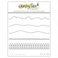 Bild 1 von Honey Bee Stamps DieCuts - Horizon Slimline Borders - Stanzschablone