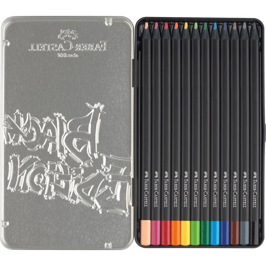 Bild 3 von Faber-Castell - Buntstifte Black Edition 12er Metalletui