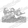 Bild 2 von Stampendous Cling Stamps Band of Mice Rubber Stamp - House Mouse Gummistempel