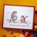 Bild 5 von Spellbinders Healing Thoughts Cling Rubber Stamp Set - House Mouse Stempelgummi