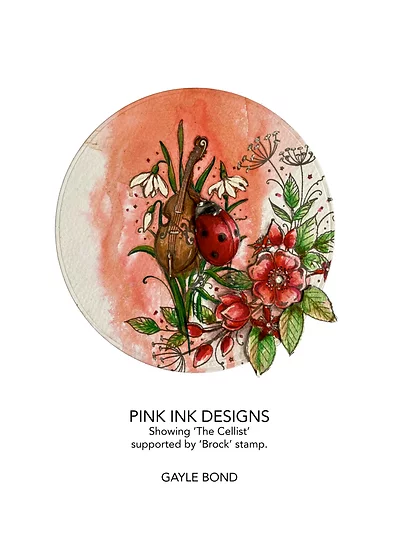 Bild 10 von Pink Ink Designs - Stempel The Cellist - Cellist