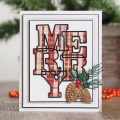 Bild 3 von Creative Expressions Big Bold Words Merry Craft Die & Stamp Set - Stanze & Stempel