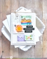 Bild 4 von Waffle Flower Postage Collage Circle Sentiments Stamp Set - Stempel-Set