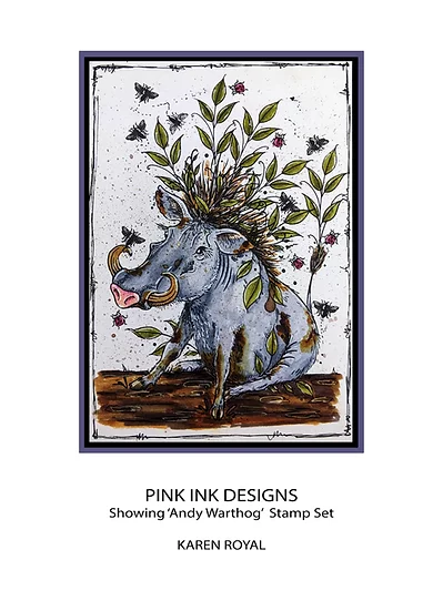 Bild 12 von Pink Ink Designs - Stempel Andy Warthog - Wildschwein