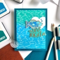 Bild 2 von Hero Arts Cling Stamp - Aqua Texture Bold Prints - Wasser