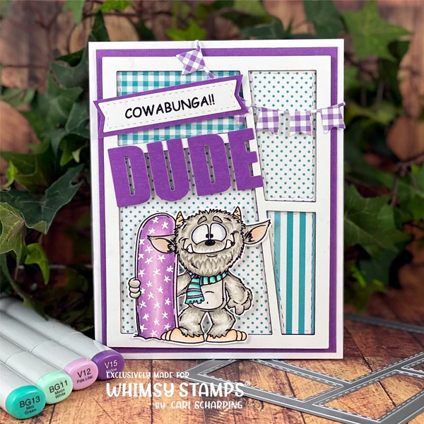 Bild 9 von Whimsy Stamps Clear Stamps  - Snow Monsters