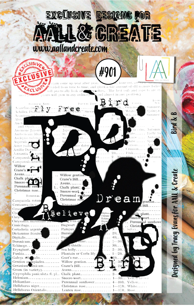 AALL & Create Clear Stamps - Bird & B
