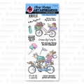 Art Impressions Clear Stamps Enjoy the Ride Set - Fahrrradtour