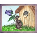 Bild 2 von Stampendous Cling Stamps House Mouse Rose Surprise - Stempelgummi