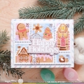 Bild 3 von Waffle Flower Postage Collage Gingerbread Stencil - Briefmarken-Schablone Lebkuchenmännchen