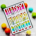 Bild 7 von Whimsy Stamps Die Stanze  - Happy Birthday Coverplate Die
