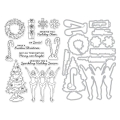 Bild 1 von Hero Arts  - Sparkling Holiday Stage Bundle (E) - CLEAR STAMPS UND DIE COMBO - Stempel und Stanzen