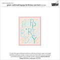 Bild 5 von Lawn Fawn Cuts  - Stanzschablone - giant outlined happy birthday: portrait