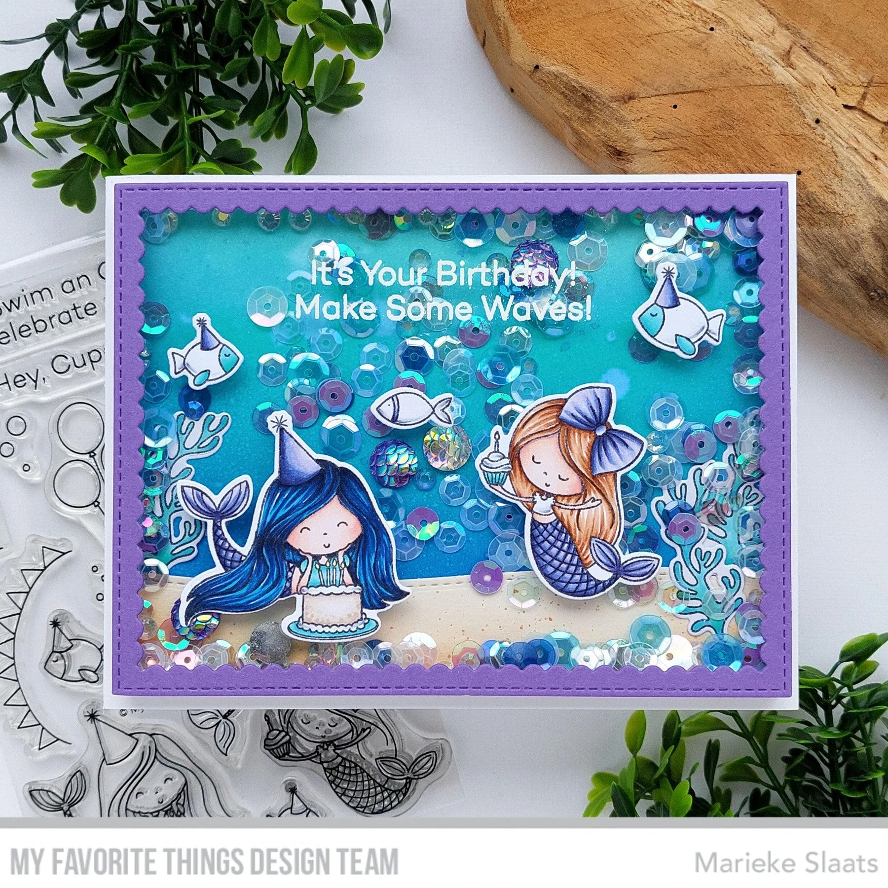 Bild 5 von My Favorite Things - Clear Stamps Bubbly Birthday - Geburtstag Meerjungfrau