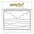 Honey Bee Stamps DieCuts - Beach Scene A7 - Stanzschablone  Strand Szene