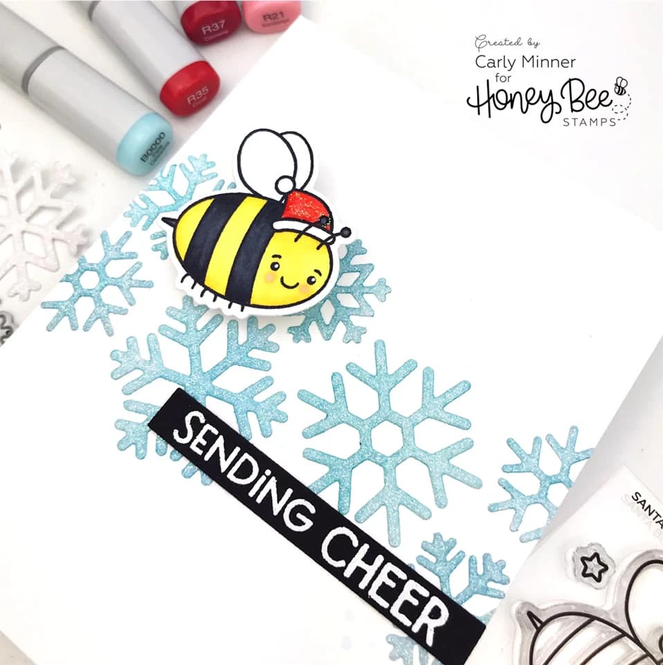 Bild 3 von Honey Bee Stamps Clearstamp - Santa Bee - Weihnachten Biene