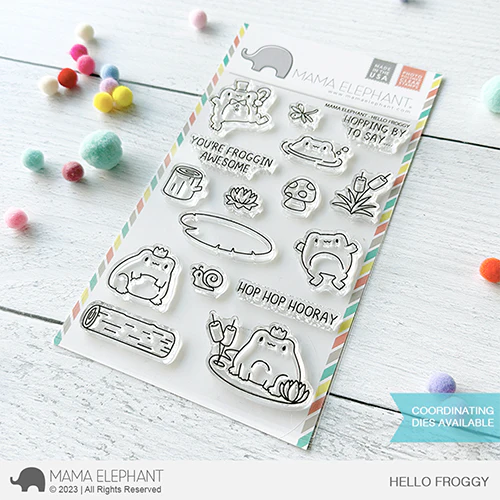 Mama Elephant - Clear Stamps HELLO FROGGY