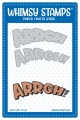 Bild 1 von Whimsy Stamps Die Stanze  -  Arrgh Word and Shadow Die Set