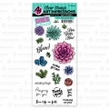 Art Impressions Clear Stamps Succulents Set - Sukkulenten - Stempelset inkl. Stanzen
