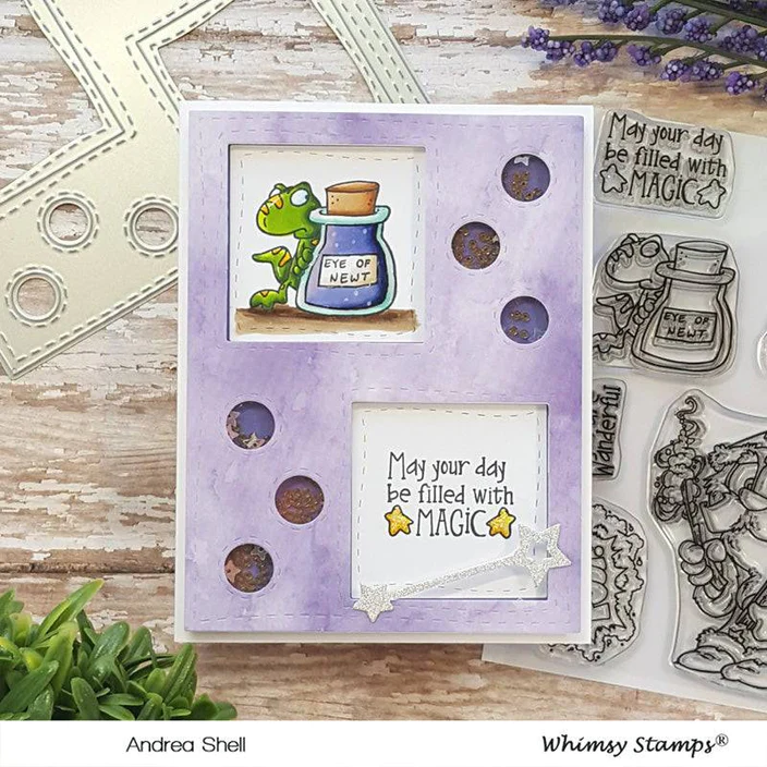 Bild 4 von Whimsy Stamps Clear Stamps - Cast a Spell