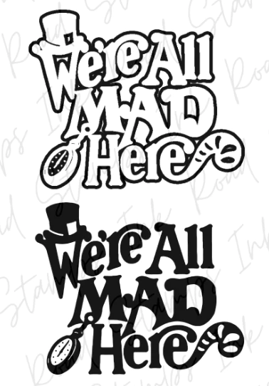 The Ink Road Clear Stamps - All Mad Here