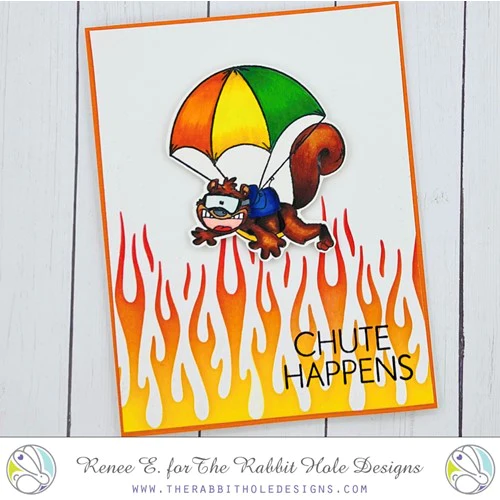 Bild 4 von The Rabbit Hole Designs Clear Stamps  - Clarence Skydive DP