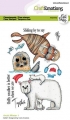CraftEmotions Stempel - clearstamps A6 - Arctic Winter 1 (Eng)  Carla Creaties