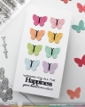 Bild 13 von Waffle Flower Multiple Butterflies Die-n-stencil - Schmetterlinge und Schablone