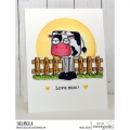 Bild 4 von Gummistempel Stamping Bella Cling Stamp ODDBALL BARN, HAY AND FENCE RUBBER STAMPS (3 STAMPS)