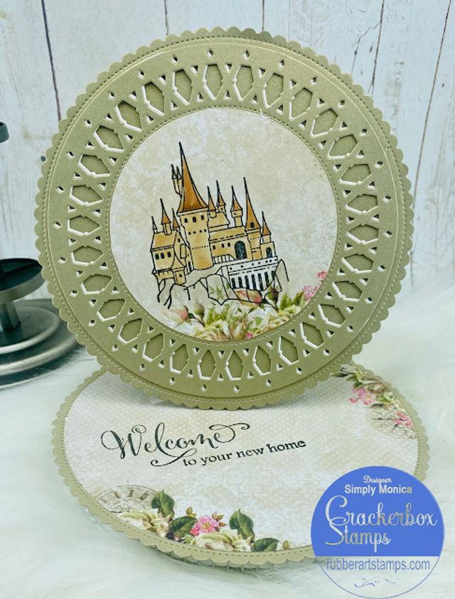 Bild 4 von Crackerbox & Suzy Stamps Cling - Gummistempel Castle of Hogwarts