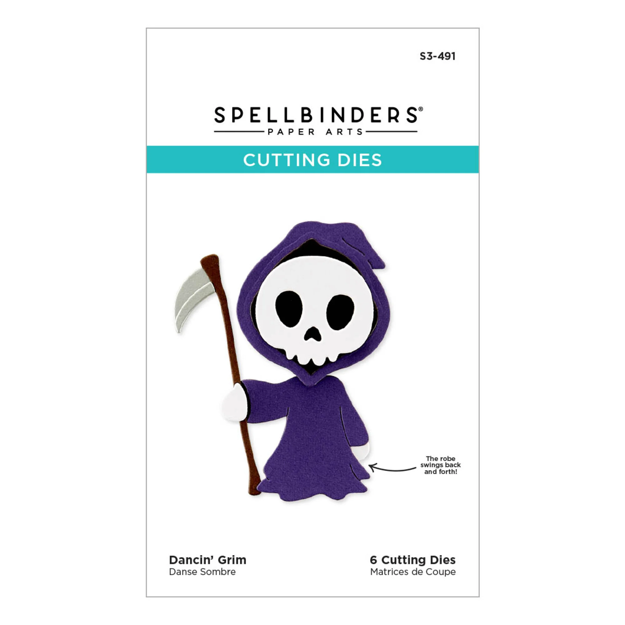 Bild 1 von Spellbinders Dancin' Grim Etched Dies - Stanz-Set