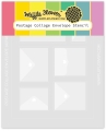 Bild 1 von Waffle Flower Postage Collage Envelope Stencil - Stencilschablone 