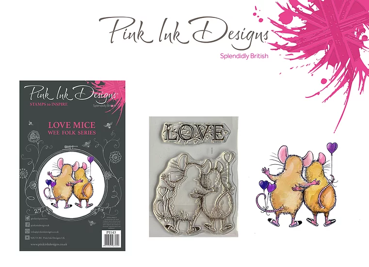 Bild 8 von Pink Ink Designs - Stempel  Love Mice (Liebe Mäuse)