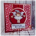 Bild 2 von Gummistempel Stamping Bella Cling Stamp ANGEL SQUIDGIES ORNAMENT AND BELLS