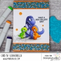 Bild 7 von Gummistempel Stamping Bella Cling Stamp ODDBALL MAMA DINO AND HER BABIES