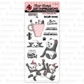 Art Impressions Clear Stamps Pand-tastic Set - Panda