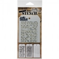 Tim Holtz Collection Schablone Mini Layering Stencil Set #20