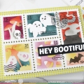 Bild 9 von Waffle Flower Postage Collage Spooktacular Stencil - Briefmarken-Schablone