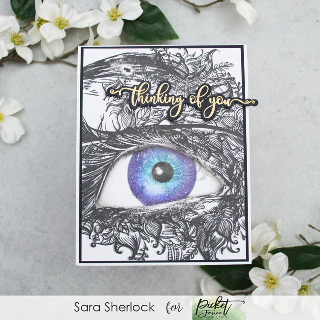 Bild 6 von Picket Fence Studios Clear Stamps - Free Expression - Auge