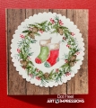 Bild 2 von Art Impressions Stamp Set - Christmas Wreath - Weihnachtskranz